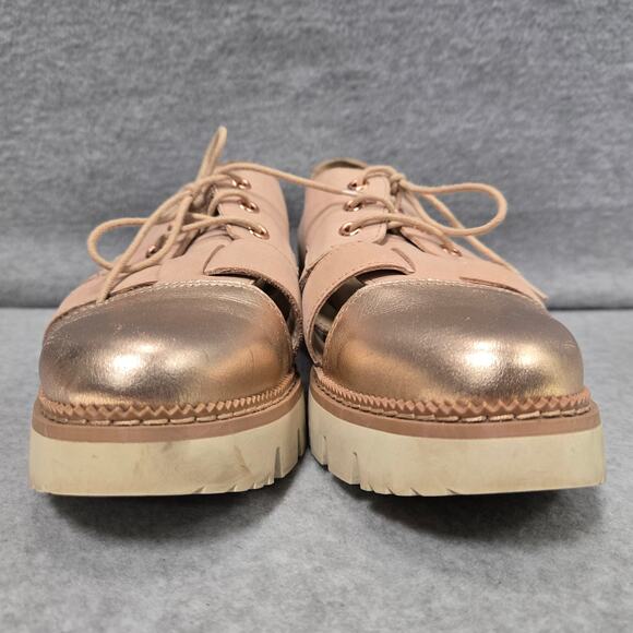 Caterpiller CAT Verse Cherry Blossom Cut Out Lace Up Oxfords Size 7.5W - Picture 3 of 10